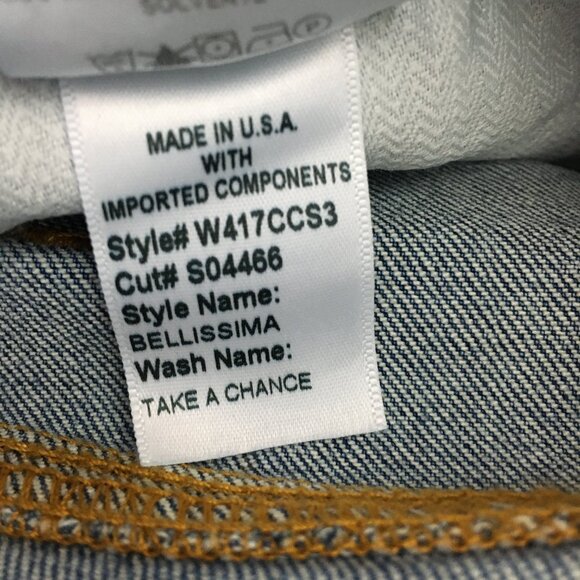 NWT Siwy Jean Womens Straight fit Size 27 Bellissima Take a Chance Step Fray Hem - Picture 12 of 13